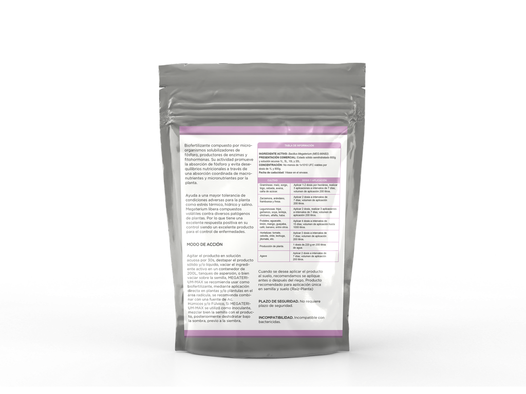 Bio-Organik Bacillus Megaterium 800 gr