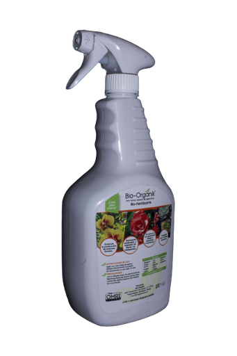 Bio-Organik - Biofertilizante en atomizador   (uso domestico y viveros) 950 ml