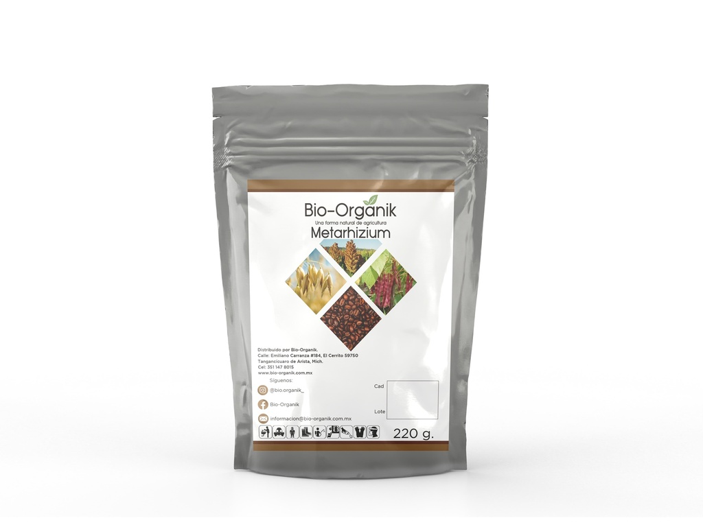 InsectaMax¨ (Metarhizium) dosis 200  gr