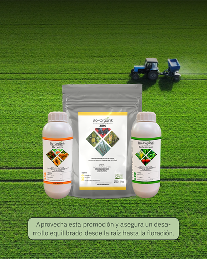 Pack Julio 2025 (Biofertilizante, Zinc, Micorrizas)